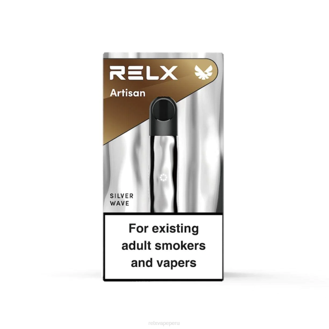 RELX Metal Artisan dispositivo ola plateada F8FJ65 RELX Vape Precio Perú
