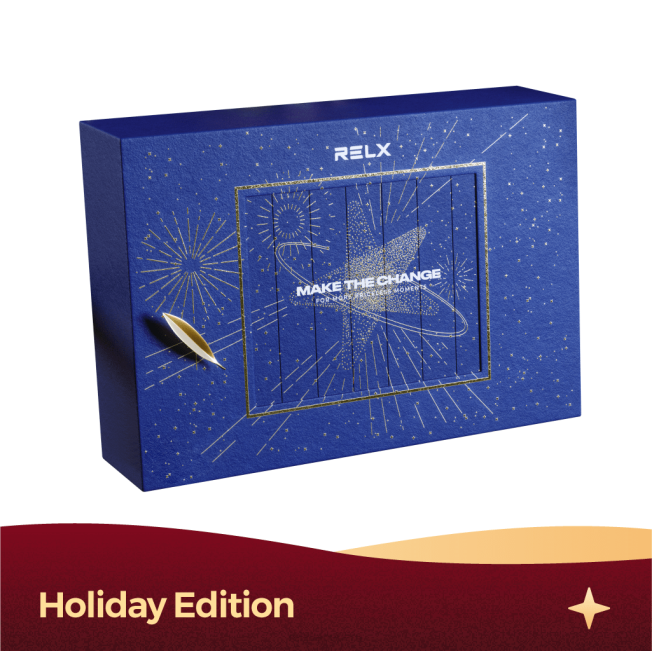 RELX caja de regalo de año nuevo niebla ártica + hielo de sandía F8FJ61 RELX Comprar