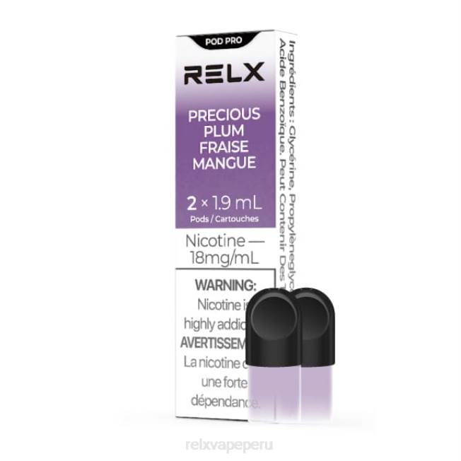 RELX vaina pro - 2 vainas ciruela preciosa F8FJ4 RELX Vape Precio Perú