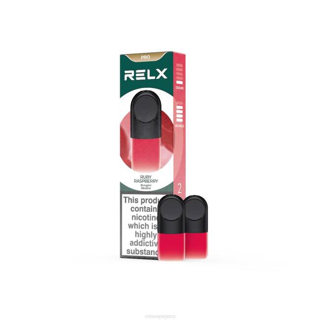 RELX vaina pro - 2 vainas frambuesa rubí F8FJ9 Mejores Sabores RELX
