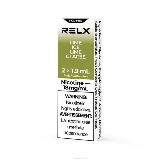 RELX vaina pro - 2 vainas hielo de lima F8FJ24 RELX Vape Precio Perú
