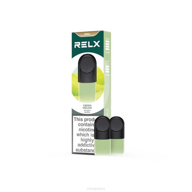 RELX vaina pro - 2 vainas melón verde F8FJ5 RELX Vape Perú