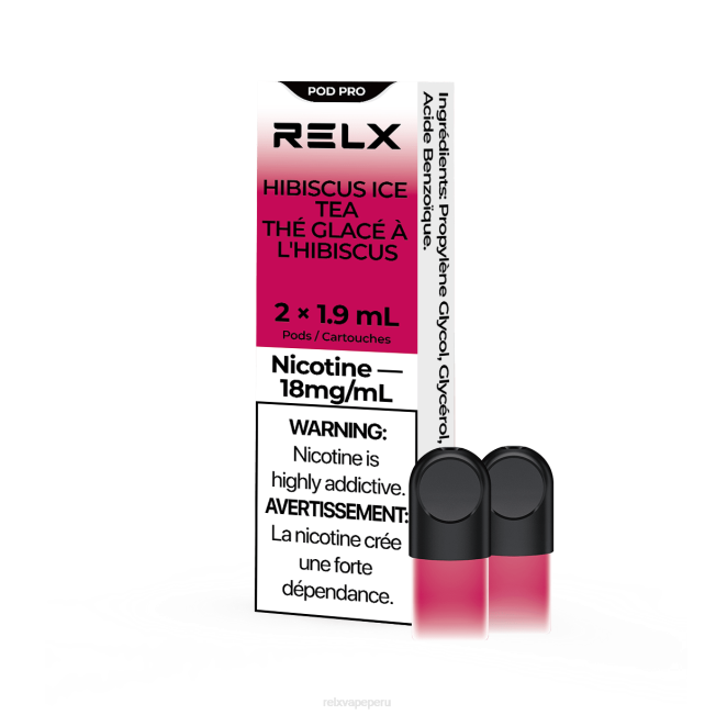 RELX vaina pro - 2 vainas té helado de hibisco F8FJ15 RELX Vape Perú