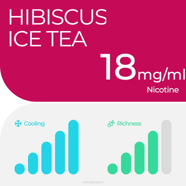 RELX vaina pro - 2 vainas té helado de hibisco F8FJ15 RELX Vape Perú