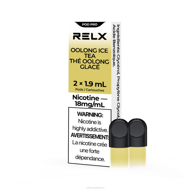 RELX vaina pro - 2 vainas té helado oolong F8FJ14 RELX Vape Precio Perú