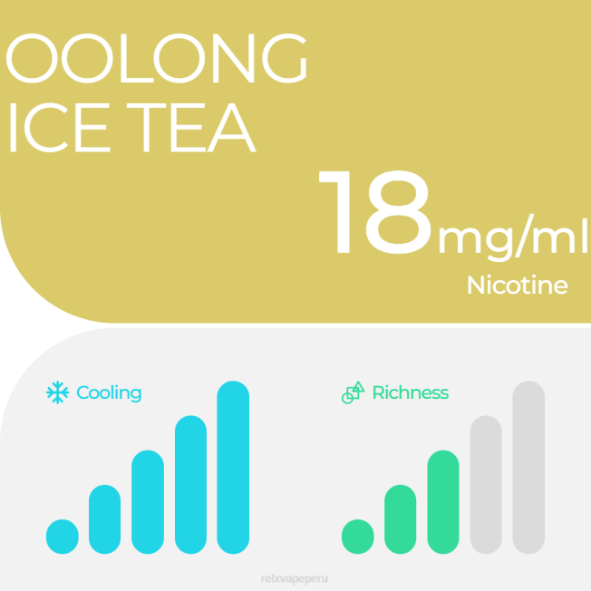 RELX vaina pro - 2 vainas té helado oolong F8FJ14 RELX Vape Precio Perú