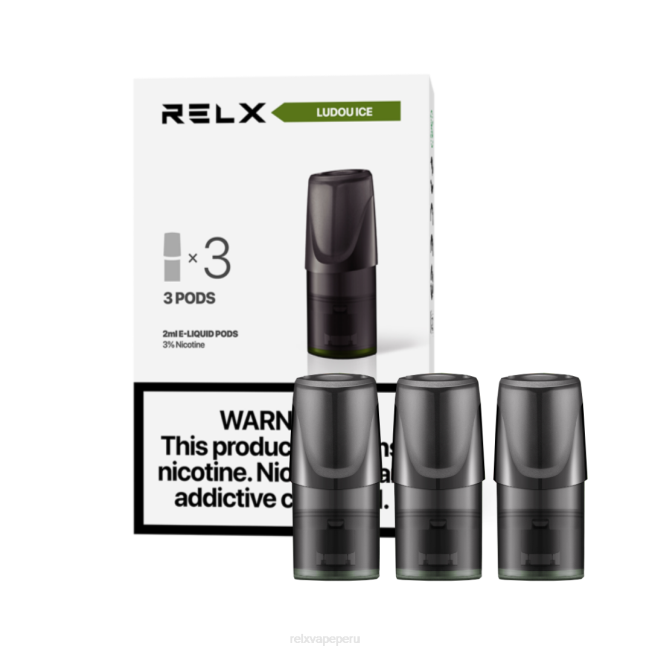 RELX Classic vainas frijol verde hielo ludou F8FJ128 RELX Cigarrillo Electronico