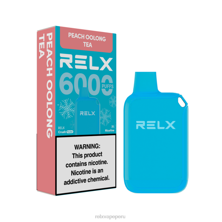 RELX Crush Pocket 6000 helado | 462NH10 ‎RELX Perú té oolong de durazno