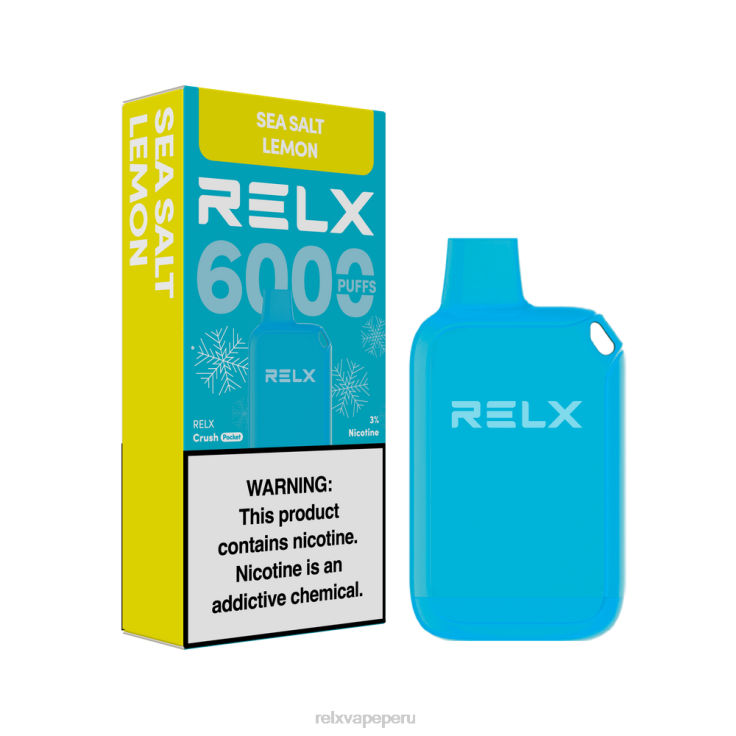 RELX Crush Pocket 6000 helado | 462NH11 ‎RELX Precio Perú sal marina limón