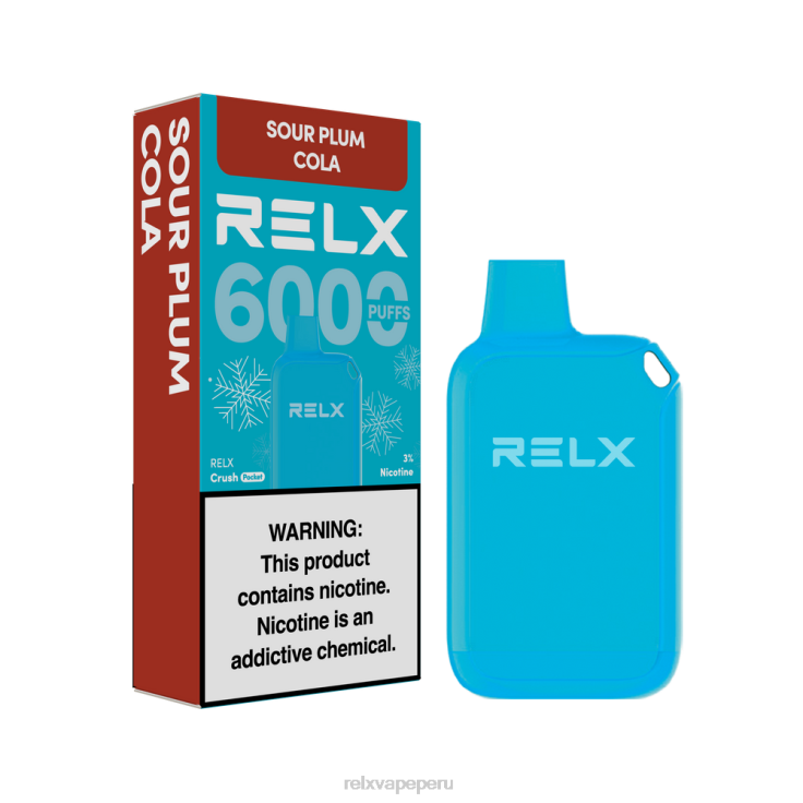 RELX Crush Pocket 6000 helado | 462NH19 ‎RELX Precio Perú cola de ciruela agria