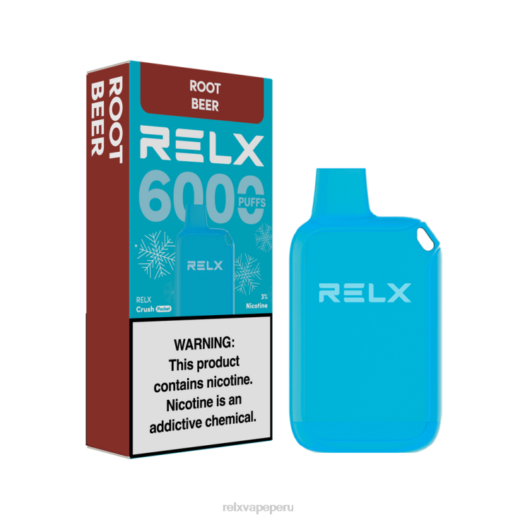 RELX Crush Pocket 6000 helado | 462NH20 ‎RELX Vape Precio Perú cerveza de raíz
