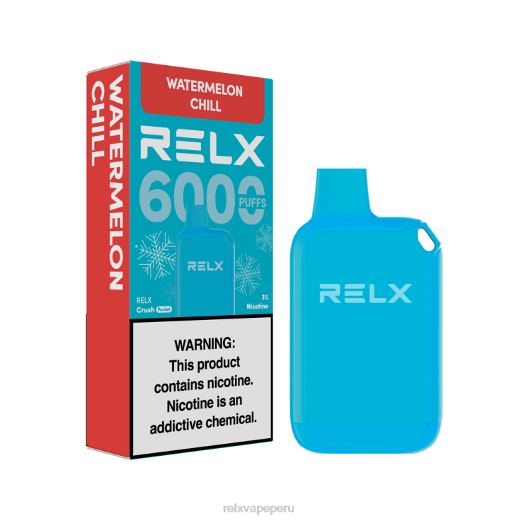 RELX Crush Pocket 6000 helado | 462NH24 ‎RELX Sabores Perú enfriamiento de sandia