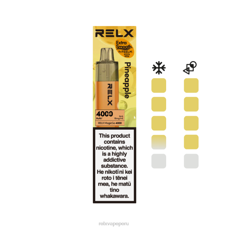 RELX MagicGo 4000 vaporizadores desechables | 462NH1 ‎RELX Peru piña