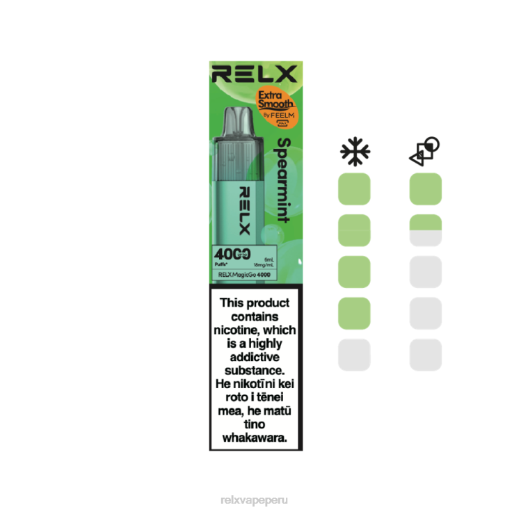 RELX MagicGo 4000 vaporizadores desechables | 462NH3 ‎RELX Precio Perú menta verde