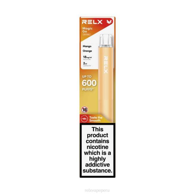 RELX MagicGo ga600 mango naranja F8FJ38 RELX Cigarrillo Electronico