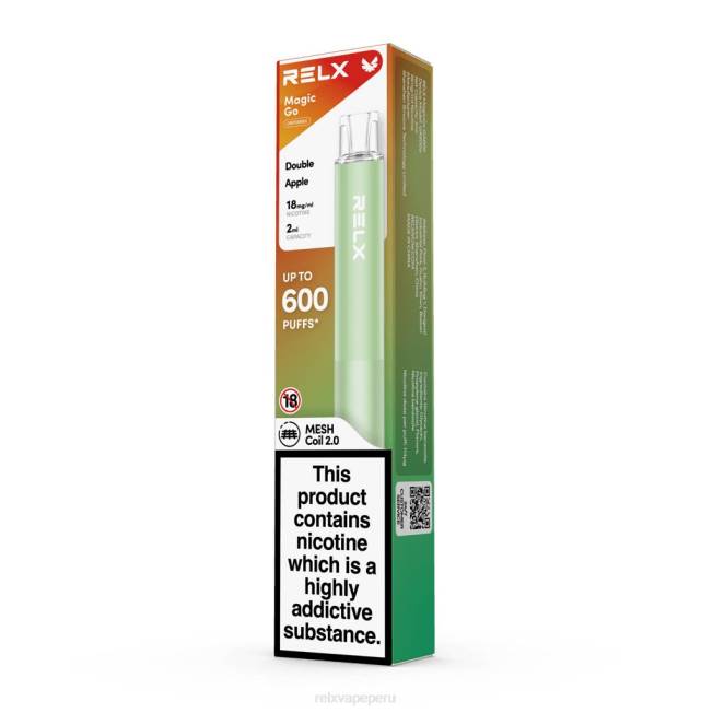 RELX MagicGo ga600 manzana doble F8FJ50 Mejores Sabores RELX